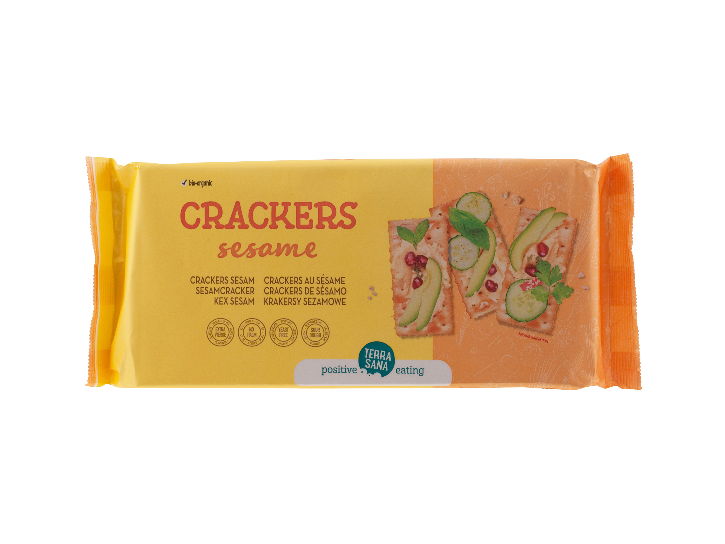 Terrasana Crackers au sésame bio 300g